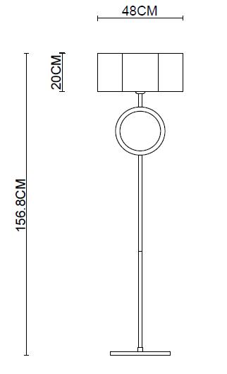 5907 Delta Floor Lamp 