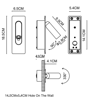 1885 Page Recessed LED Wall Lamp 