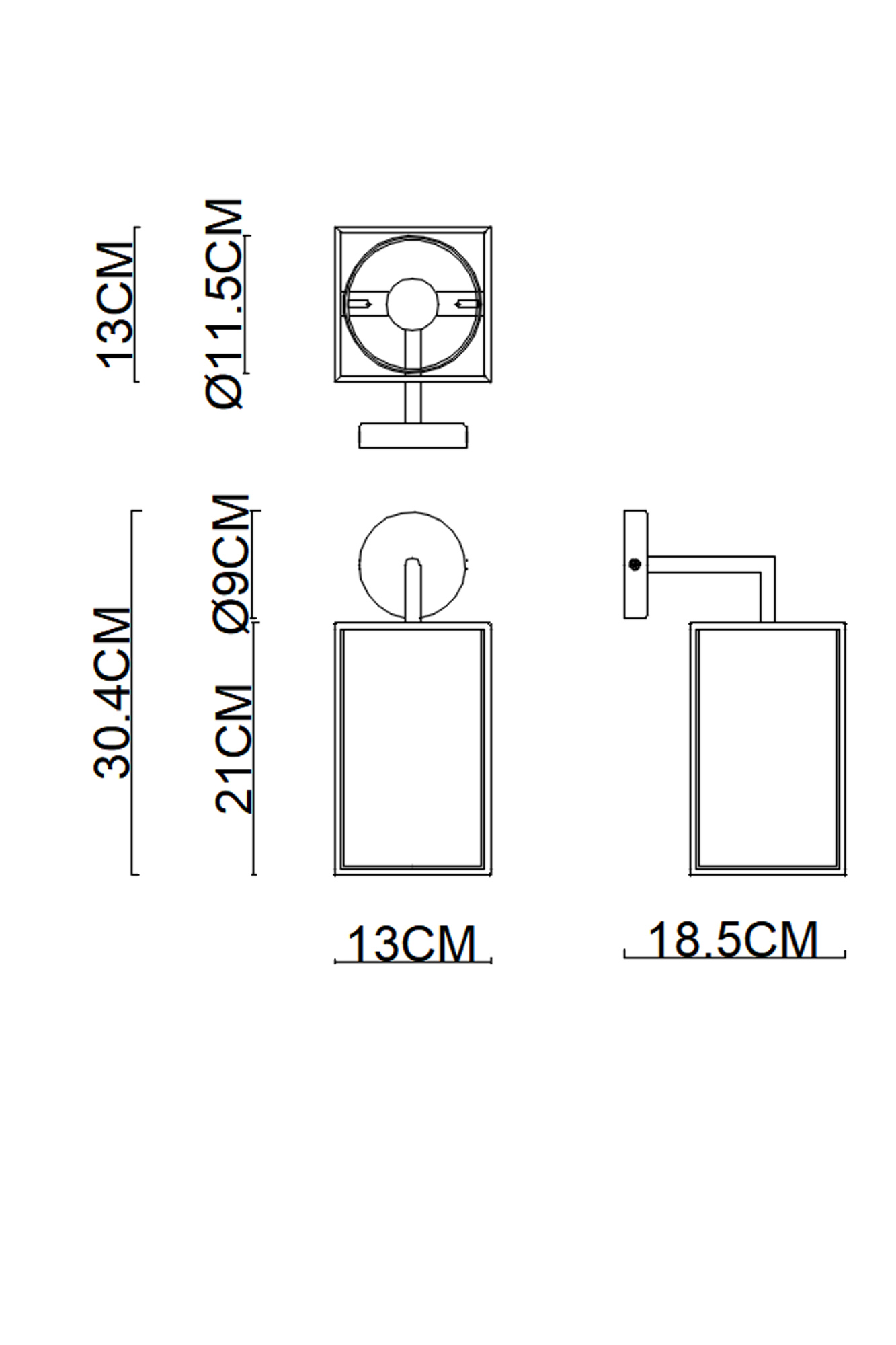 Wall Lamp Glim 1879