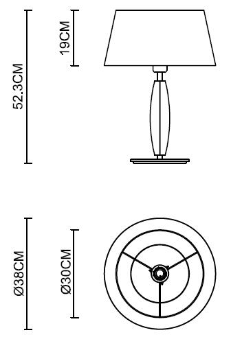 4909 Elegance Table Lamp