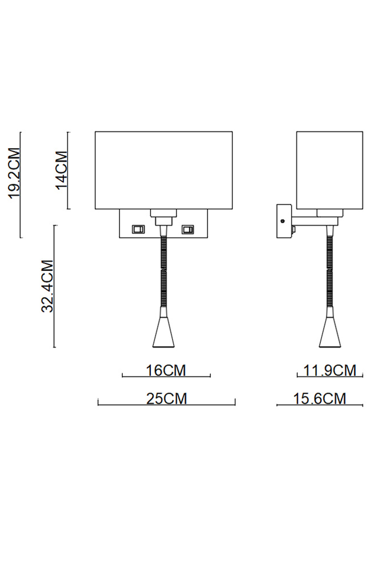 Barton 1737 | Wall Lamp