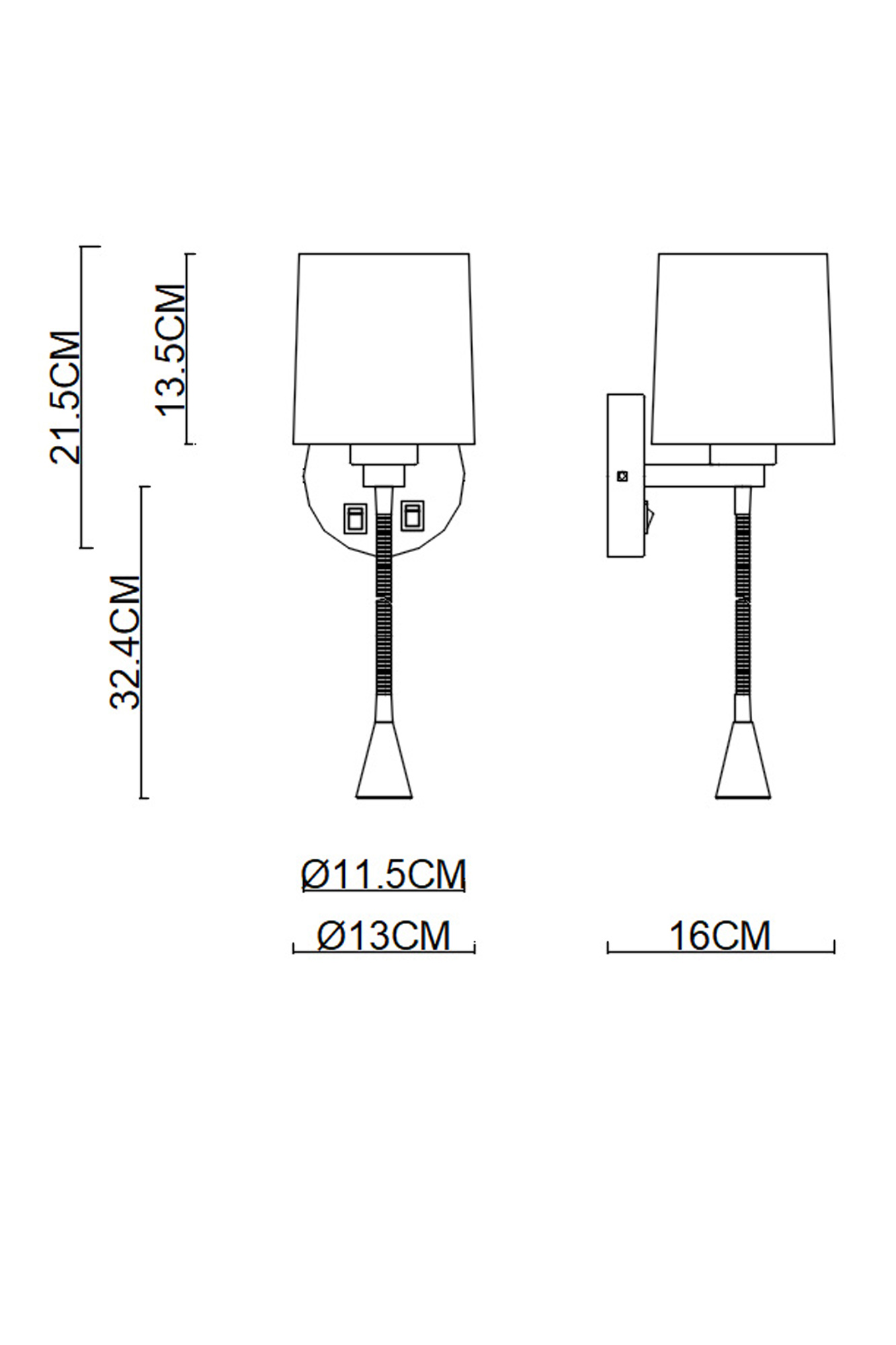 Elsa 1742 | Wall Lamp