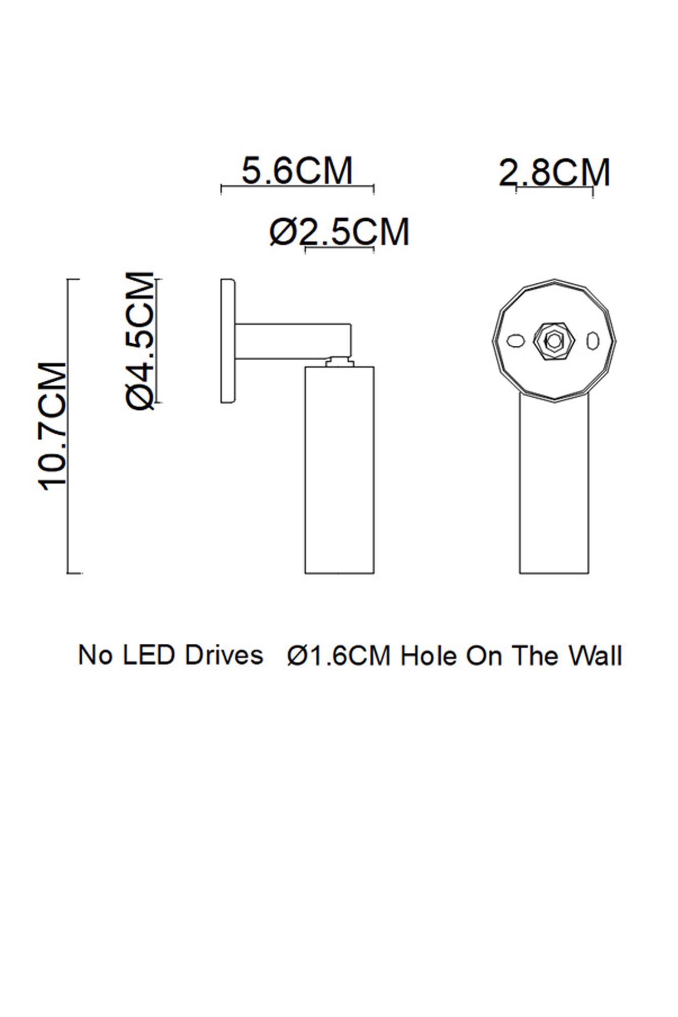 Andie 1750 | Wall Lamp