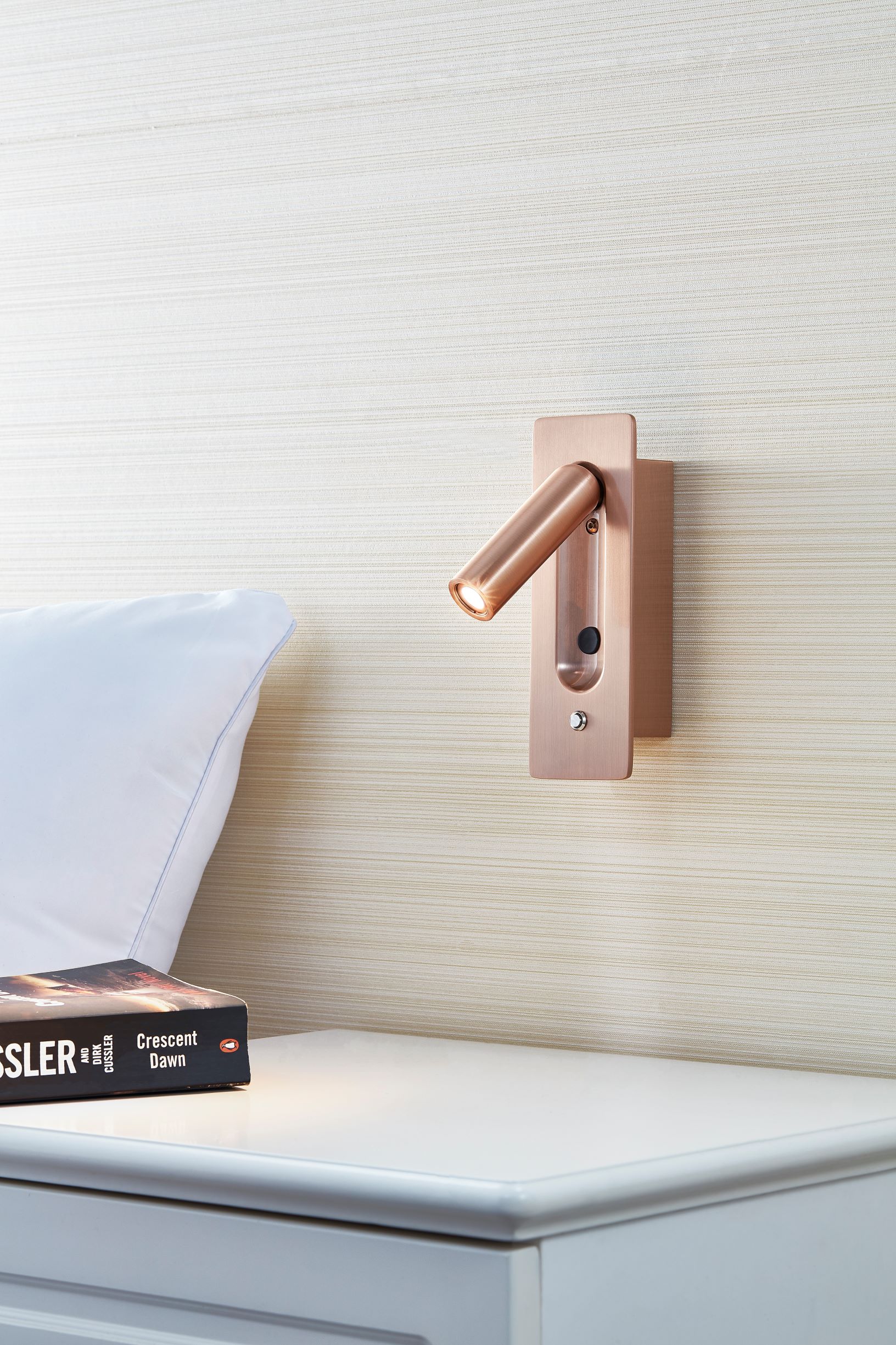 1890 Page Wall Lamp + Button Switch | Bedside Lamp