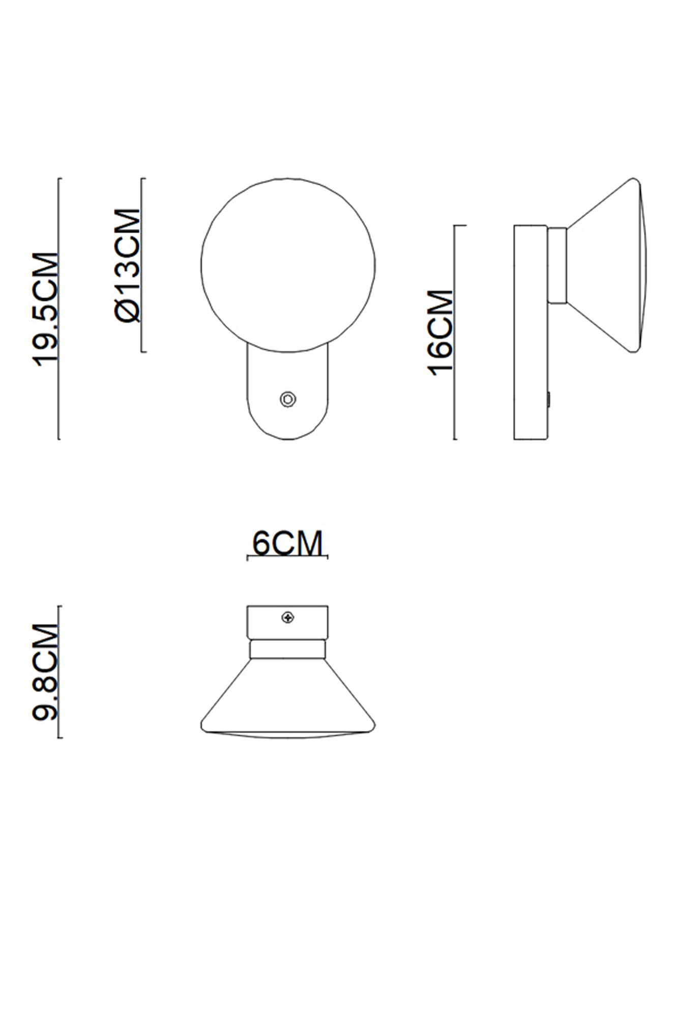 Bubble 1849 | led bathroom wall lights