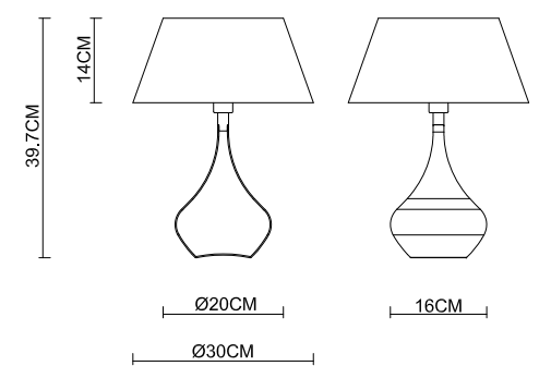 4023 Tom Table Lamp 