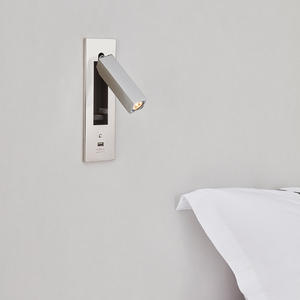 Deyao provide Dida Square LED Hotel Wall Lamp+Button Switch+USB