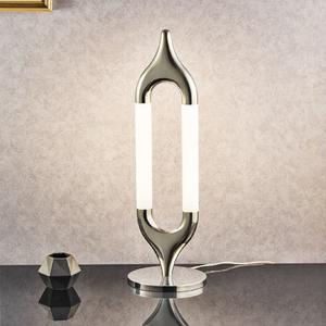 High quality stainless steel polished LED table lamp